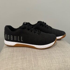 NOBULL Black and White Athletic Shoes with Minimalist Design